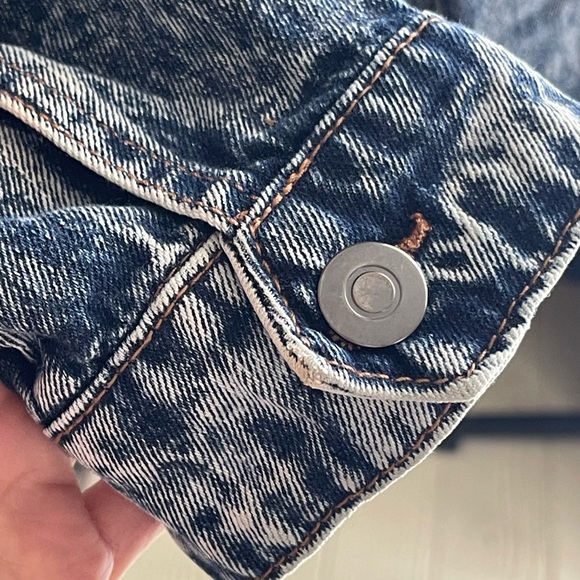 Rolling Stones 100% Cotton Acid Wash Denim Jacket - Picture 5 of 12